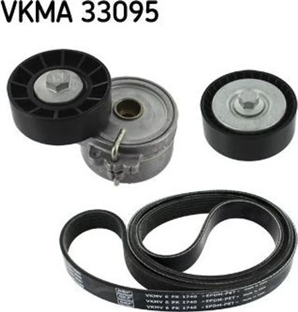 Supprimez les Sifflements Moteur avec le Kit SKF VKMA 33095 OE 71734716