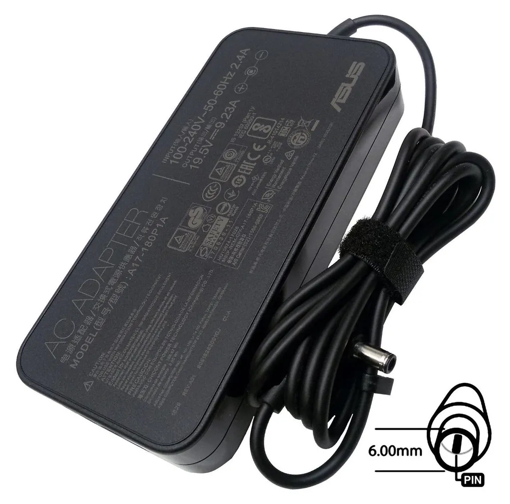 Chargeur de Remplacement Asus 180W 19.5V idéal pour le Télétravail et Gaming