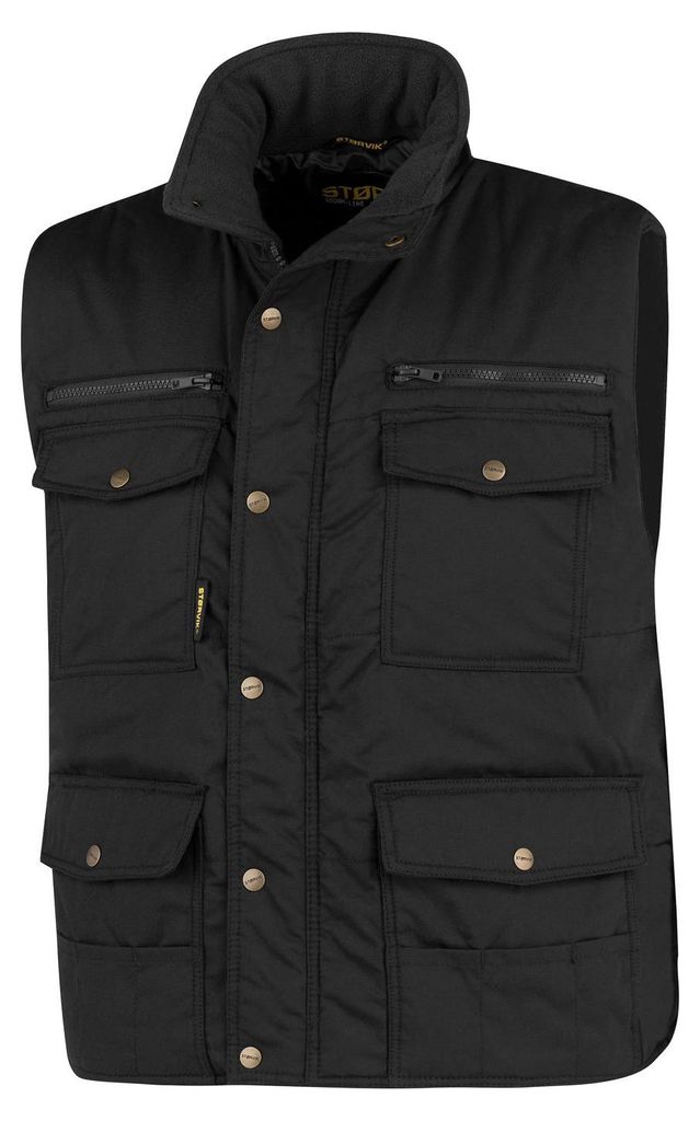 Storvik Pocket Bodywarmers Schwarz