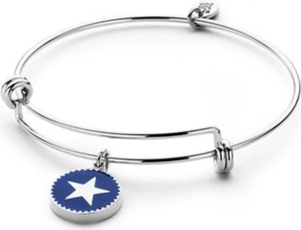 Bracciale Donna CO88 Collection 8CB-90187 Argento con Stella Blu