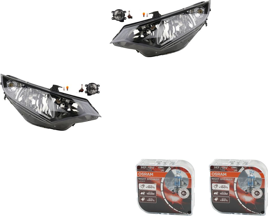 Johns, Scheinwerfer Satz Osram Night Breaker Laser passend für Honda Civic 02/12-12/14 33100TV0G01 33150TV0G01 51858824 51858824
