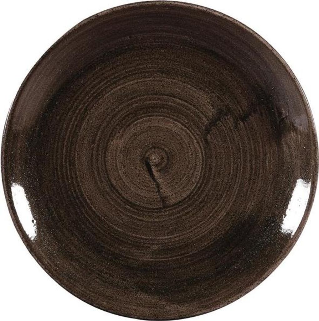 Churchill Stonecast Patina Coupe Teller Schwarz 288mm (12 Stück)