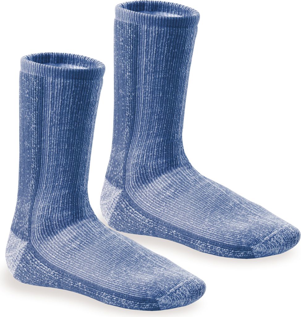 Footstar Damen & Herren Wollsocken (2er Pack) THERMO-ULTRA - Blau 43-46