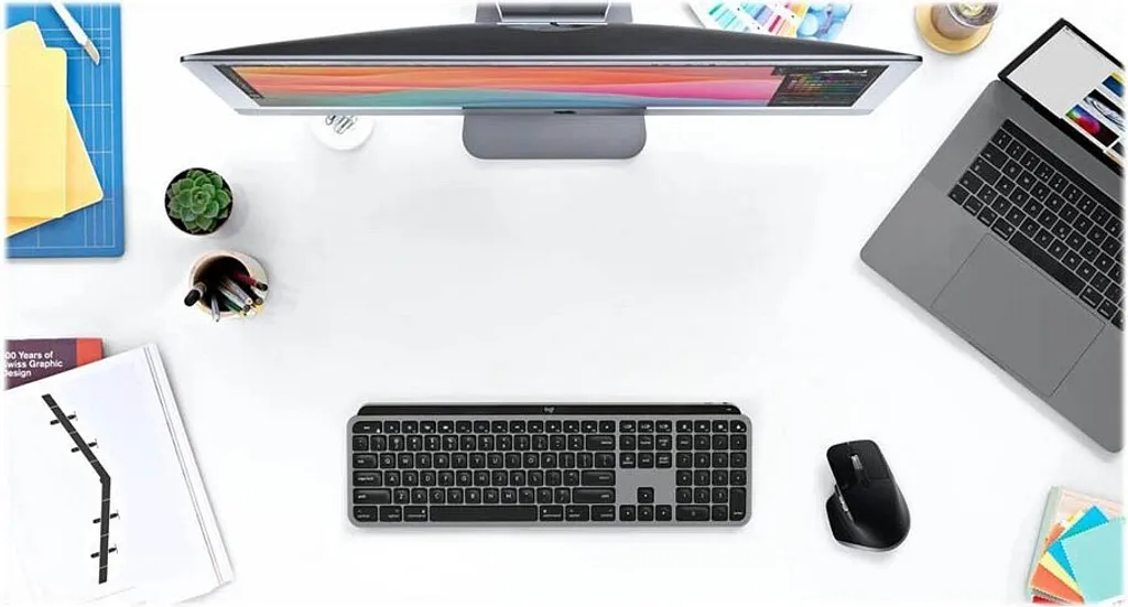 Logitech MX Keys pour Mac clavier sans fil gris sidéral haute précision - 7