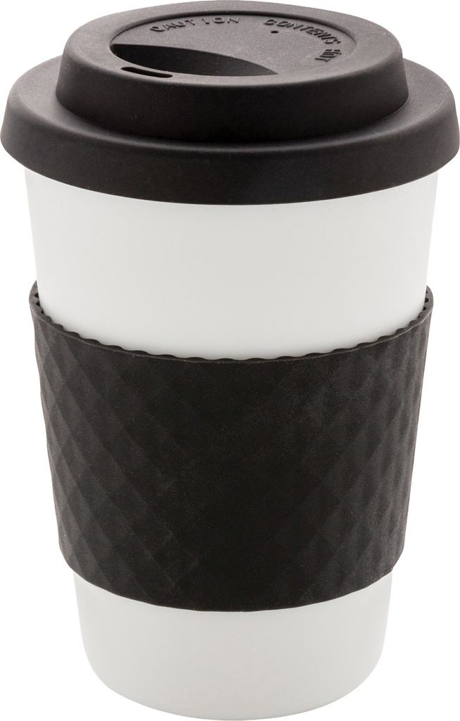 XD Collection - Kaffeemaschine Tasse, Wiederverwendbar, 270ml XD510 (Einheitsgröße) (Schwarz/Weiß)