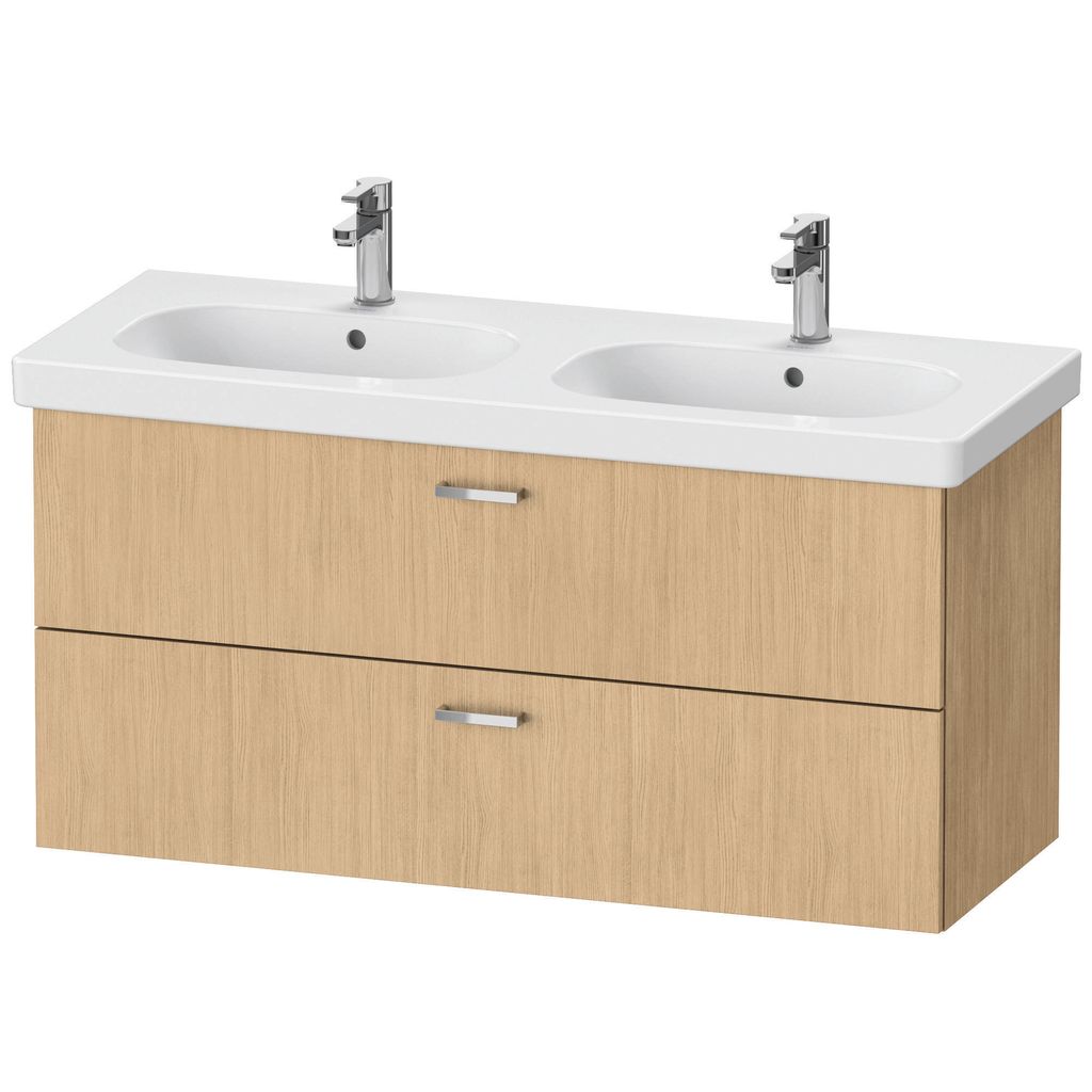 Duravit XBase Waschtischunterbau wandhängend B:120cm mit 2 Schubkästen, XB619403030