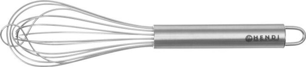 HENDI Schneebesen 7-drahtig 300 mm Edelstahl mit Haken