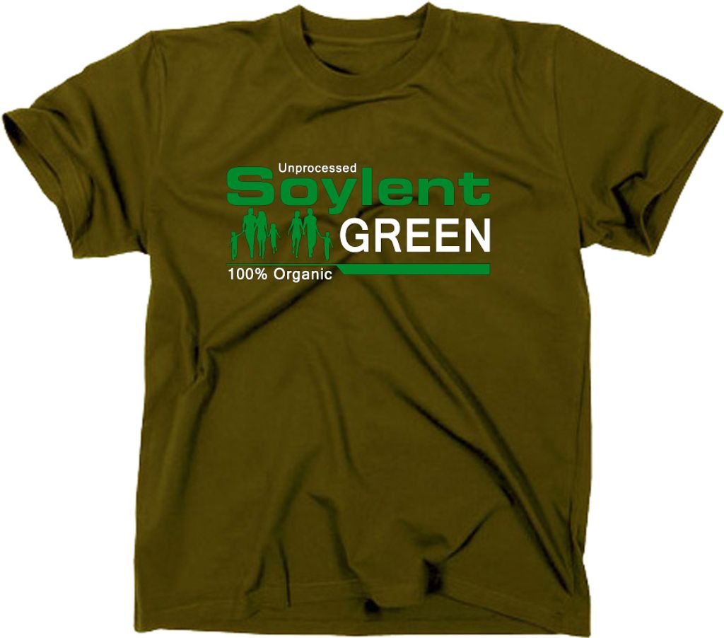 Styletex23 T-Shirt Soylent Green, Jahr 2022 die überleben wollen, oliv, M