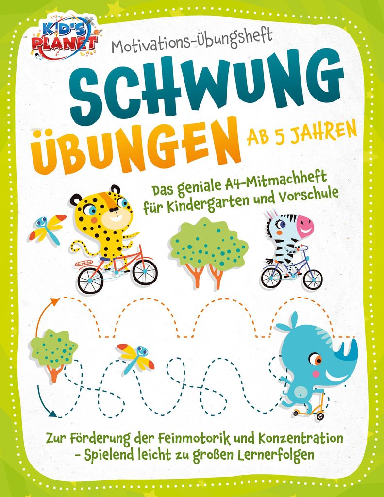 Motivations-Übungsheft! Schwungübungen ab 5 Jahren: Das Produktbild 