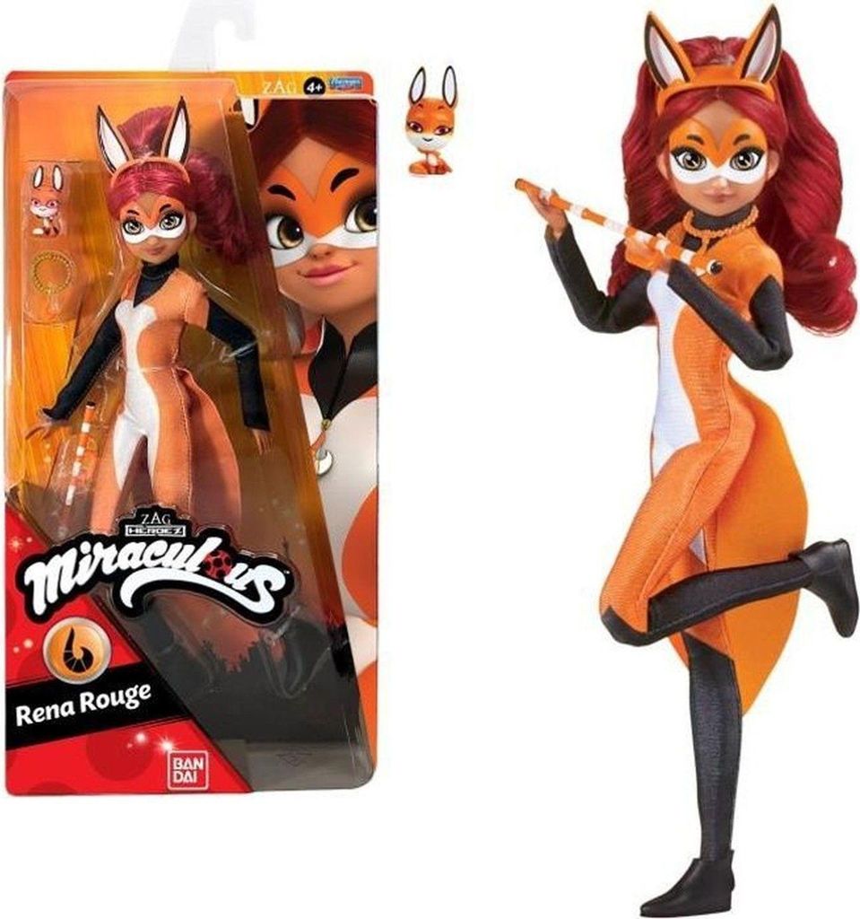 BANDAI Zázračná beruška - Papuľa model 26 cm: Červená Rena Obrázok produktu 