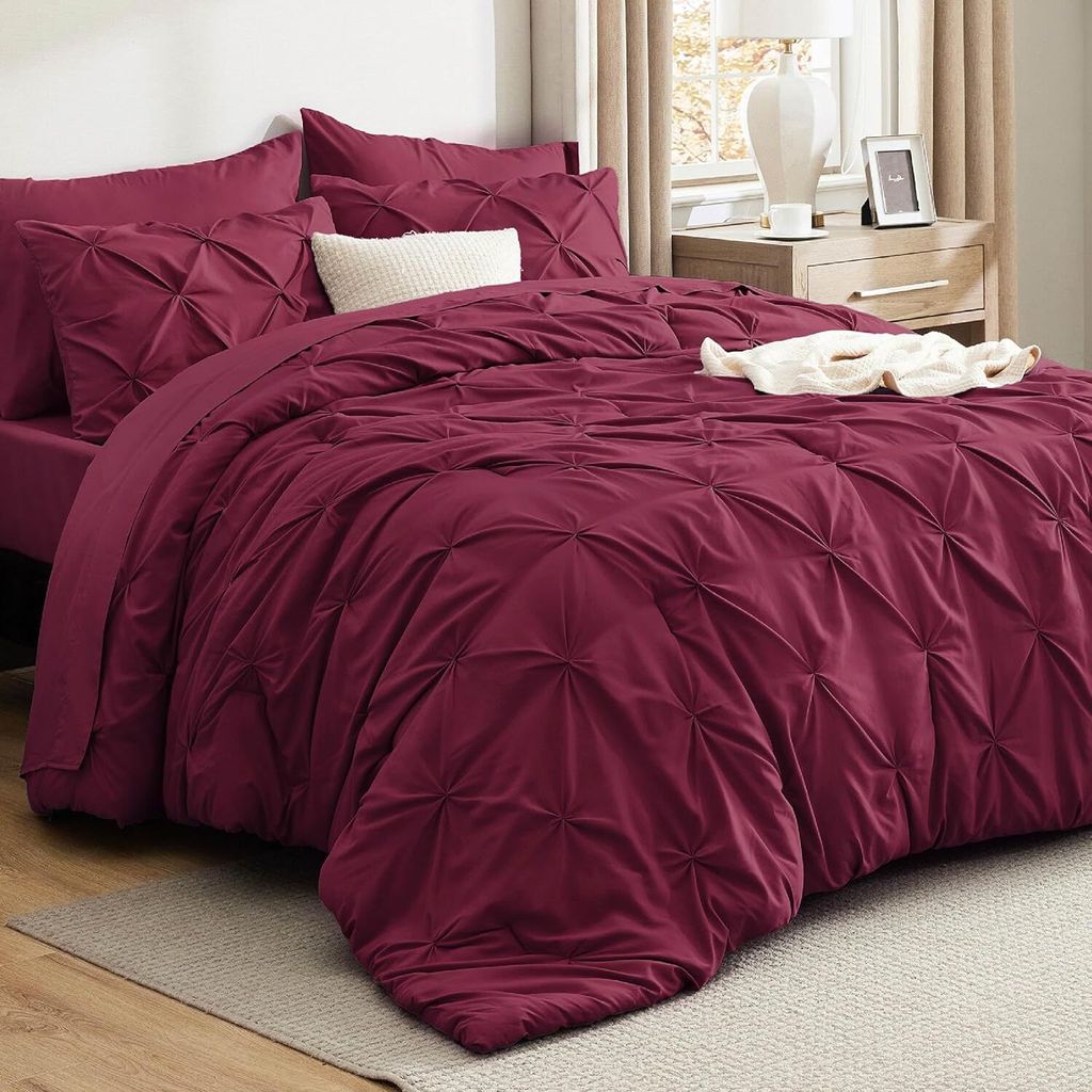 ANTCOOL Bettwäsche 1 Bettbezug 135x200 cm, Kissenbezug 80x80 cm 1 Bettbezug 100% Baumwolle mit Reißverschluss