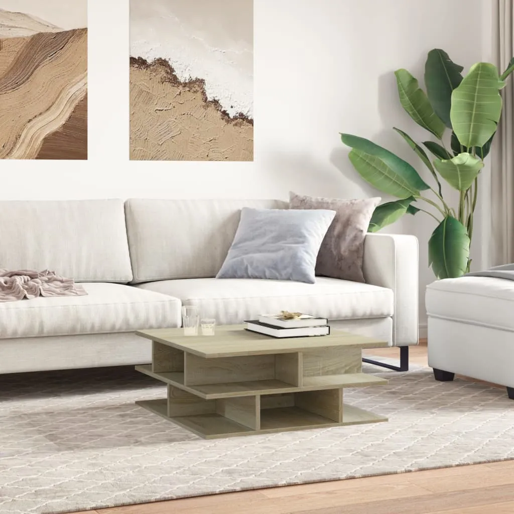 Mobili Salotto: Tavolino Rovere Sonoma 70x70 cm SYFAX - Stile Unico - 3