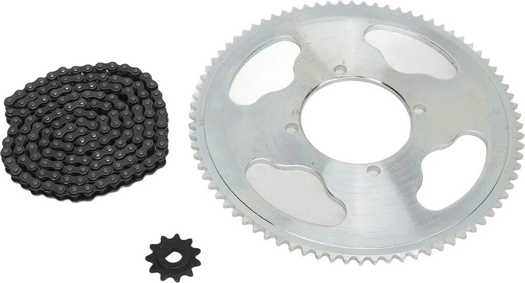 Kit de Transmission Chaîne 25H et Pignon pour Vélo et Quad Enfants