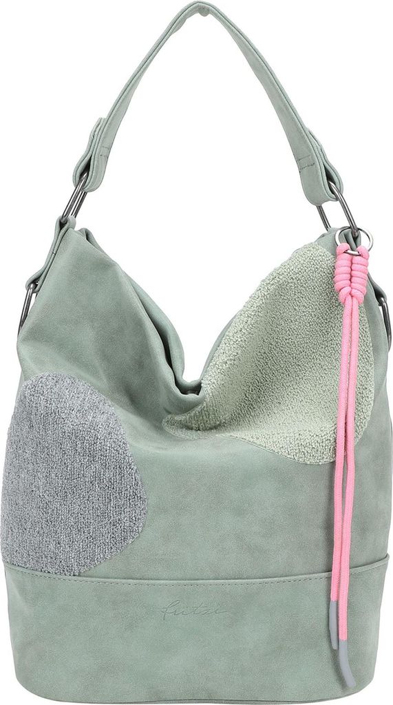 Fritzi aus Preußen Handtasche Olga Limited Happy Flocked Hand Bag Soft Salbei hellgrün