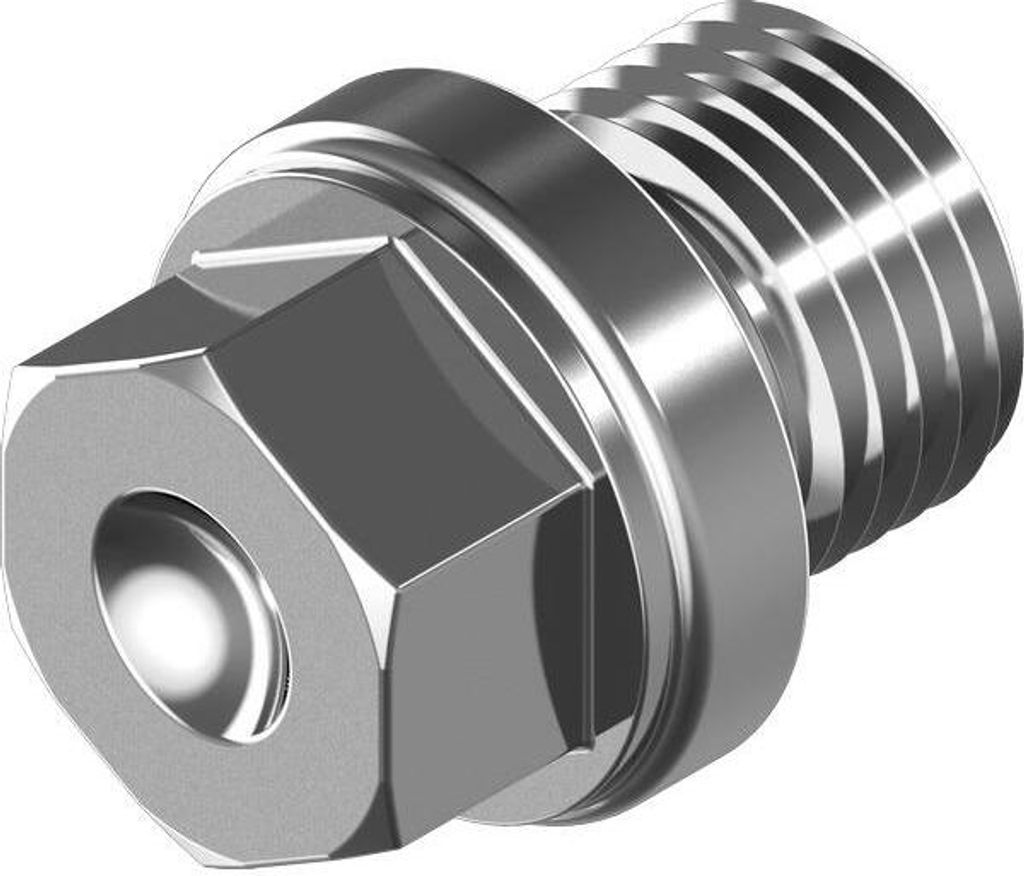 DIN910 G 1/2" Edelstahl A4 Verschlussschraube mit Rohrgewinde