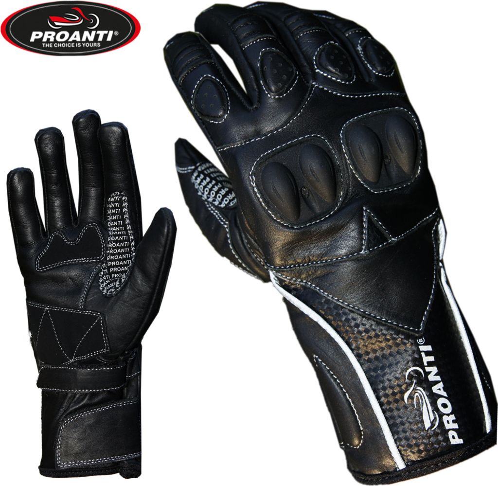 Damen Motorradhandschuhe von PROANTI Touring Leder Motorrad Produktbild 