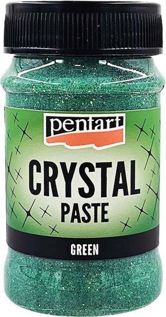 PENTART Crystal PASTE Kristallpaste Basteln Glitzergrün 100 Produktbild 