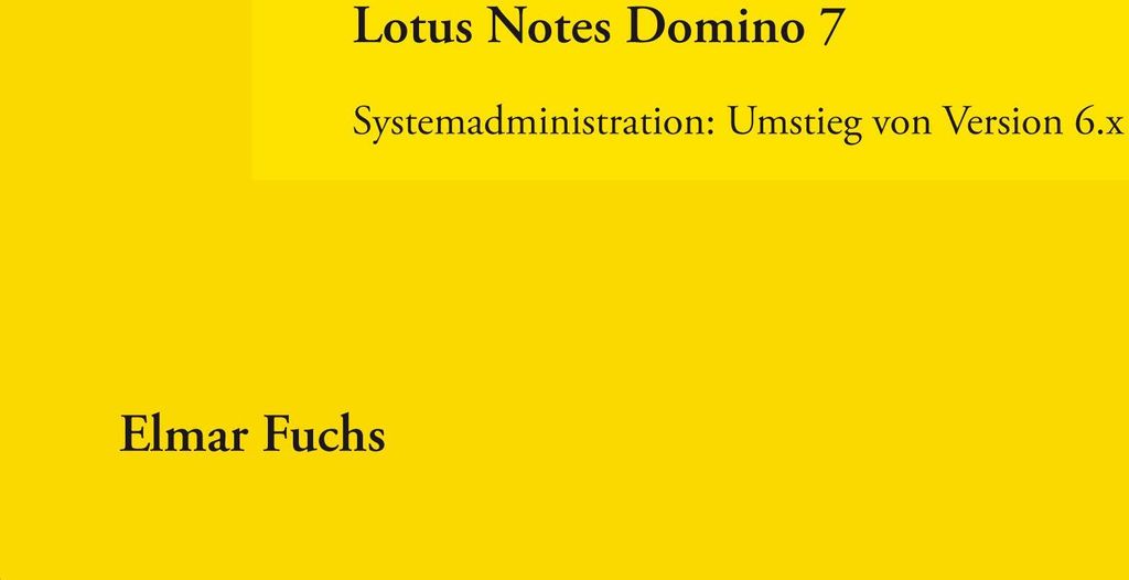 Lotus Notes Domino 7