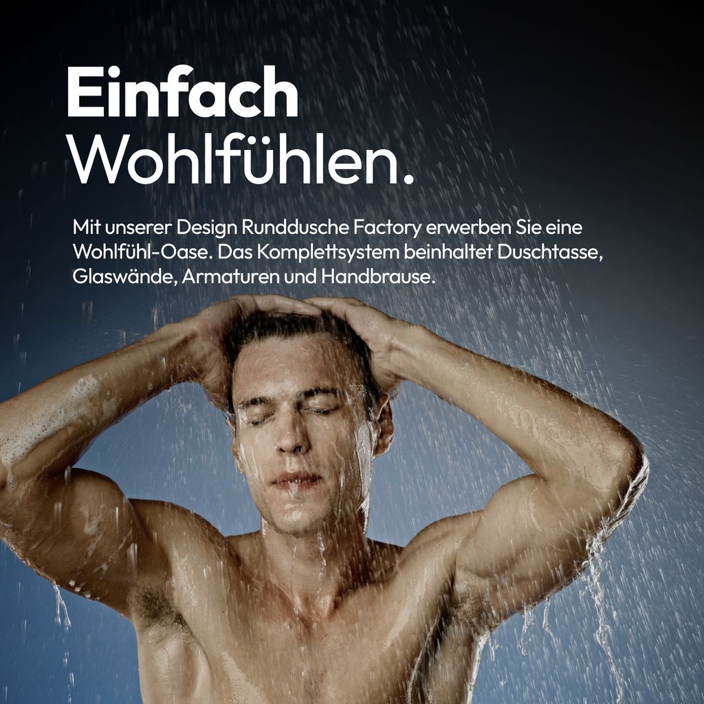 Dusche Komplett MARWELL Komplettdusche Fertigdusche Factory Produktbild 5