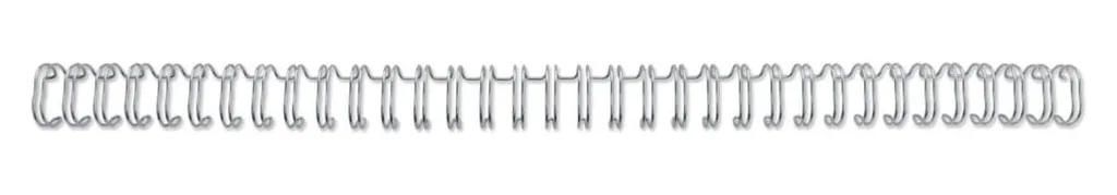 GBC RE911070 Peignes Anneaux Métal A4 Blanc 10mm 135f 200pcs