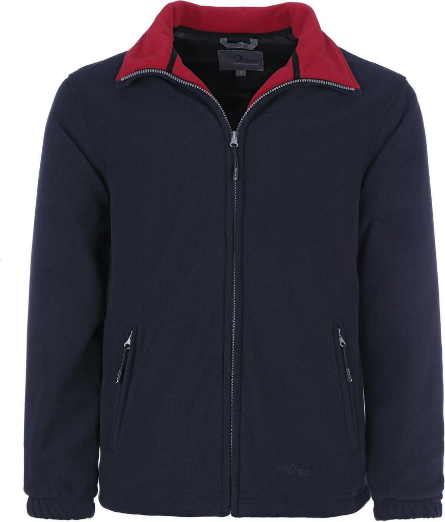 Blue Wave Fleecejacke Knut Marine Blau Größe L
