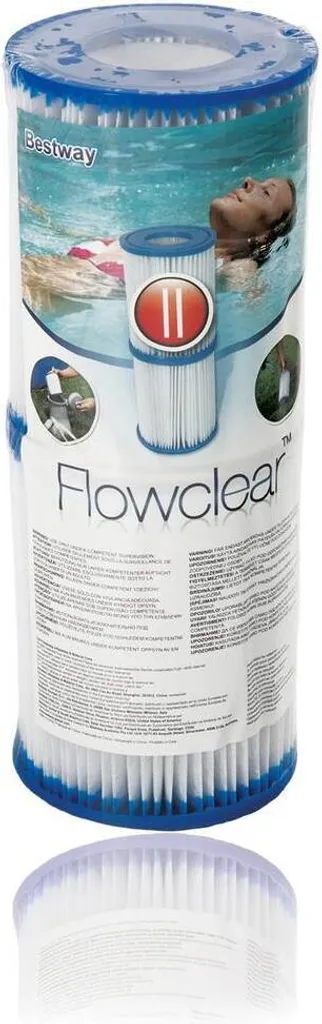 Ricambio Filtro Piscina Tipo II - Acqua Pulita per Pompe 3.028 L/h - 10