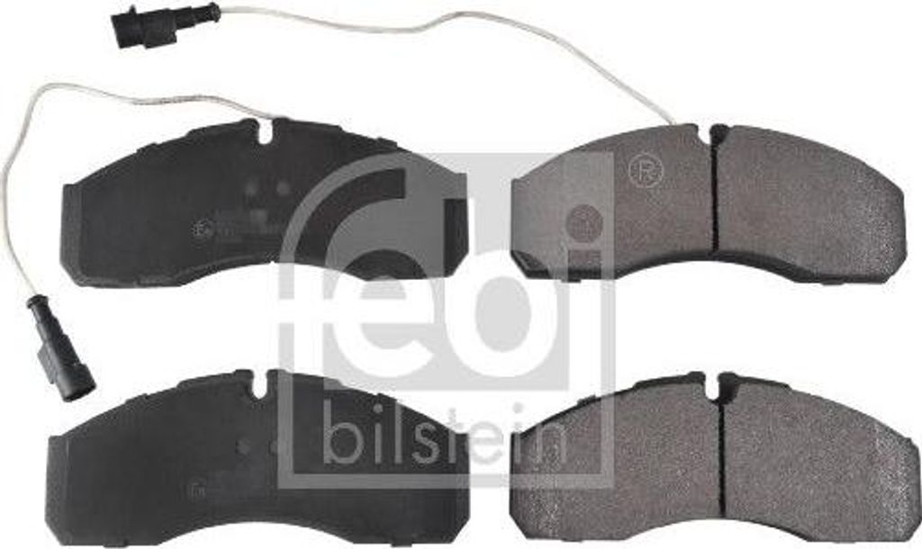 FEBI BILSTEIN 116407 Bremsbelagsatz, Scheibenbremse OE D1060MB20C kompatibel mit Cabstar, NT400