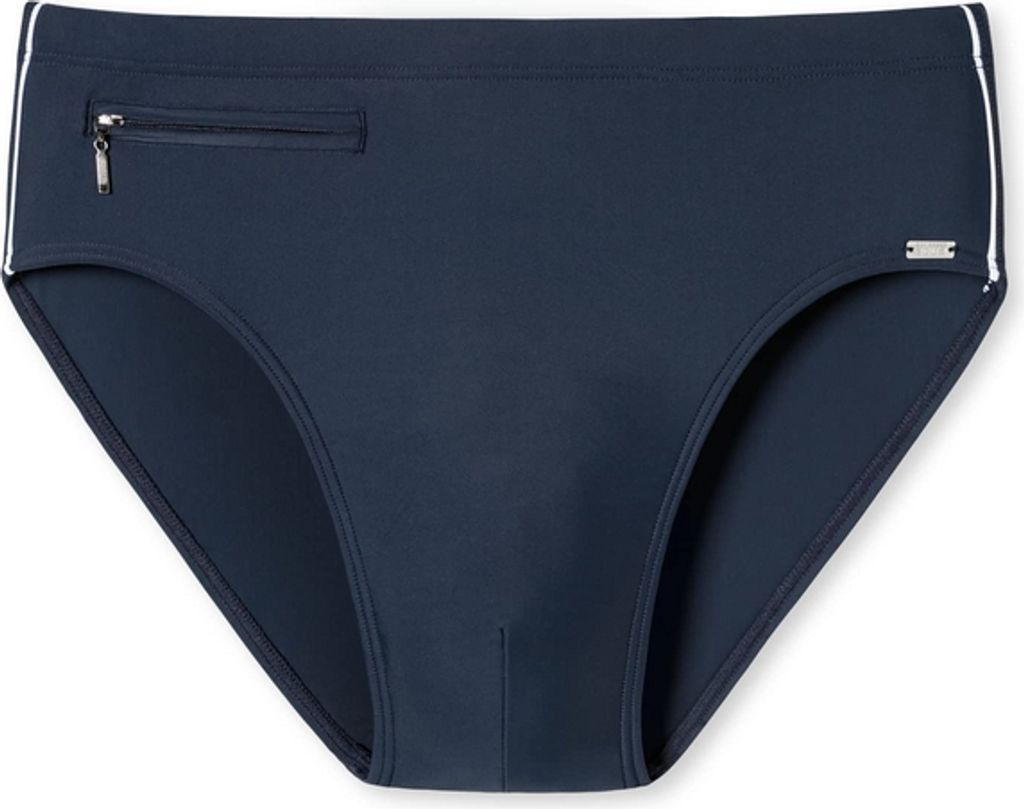 Schiesser Herren Badehose Slip Komfort Gr. 6 admiral