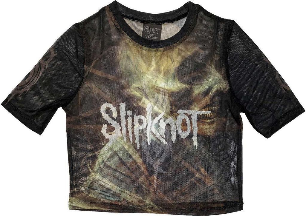 Slipknot - "TESF Profile" Kurzes Top für Damen RO5838 (XL) (Schwarz)