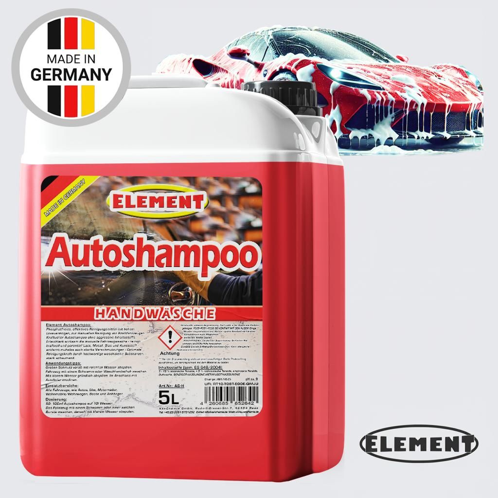 Element Auto Shampoo | 5 Liter | Profi Autoshampoo | Produktbild 