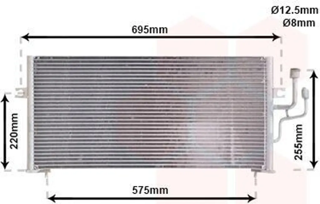 Réparer la clim de votre Mitsubishi Colt V avec le condenseur 32005119