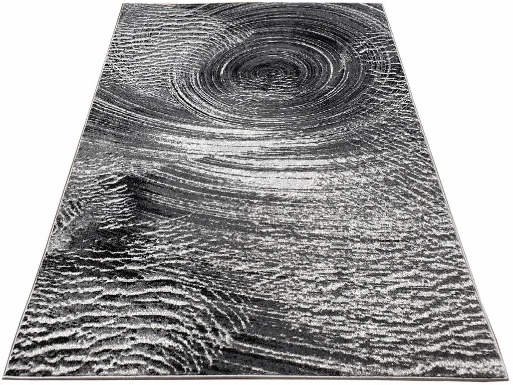 Tapis 140x190 cm DEMIAN gris pour dynamiser la déco de votre bureau