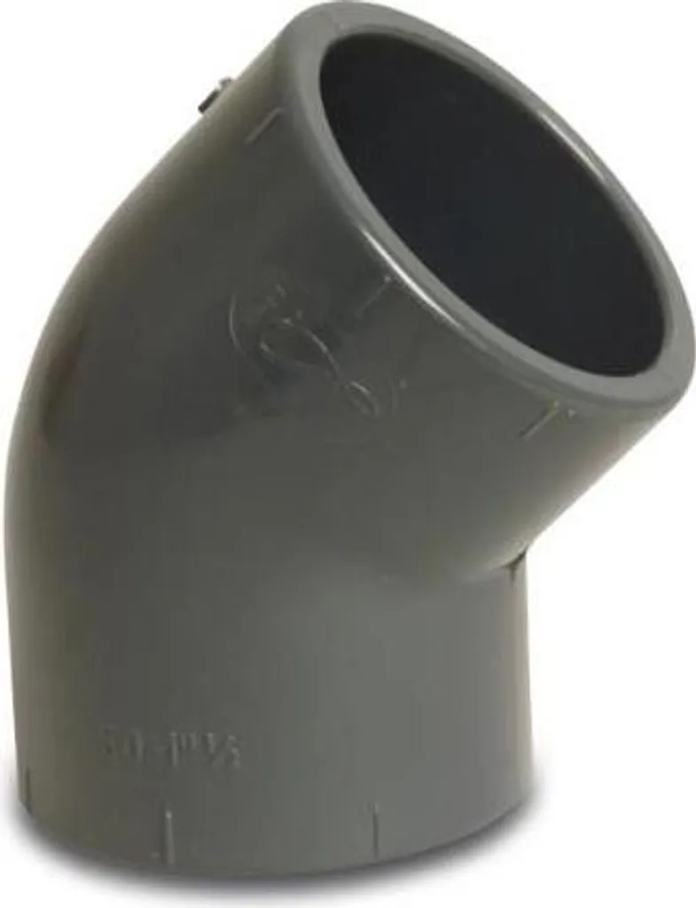 Gomito Profec a 45° PVC 40mm connessione adesiva