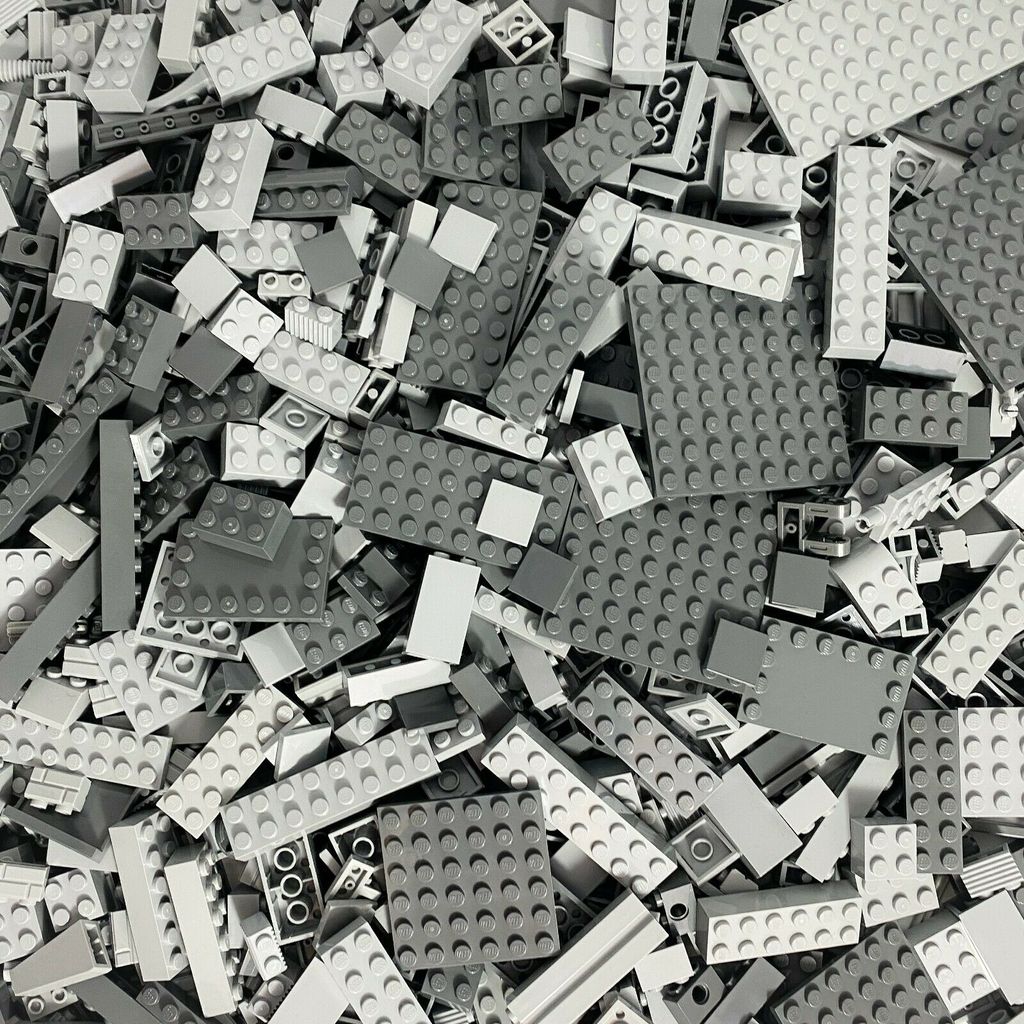 LEGO® 50 Steine Basic Basicsteine Grundsteine 1x2 weiß TOP 60 