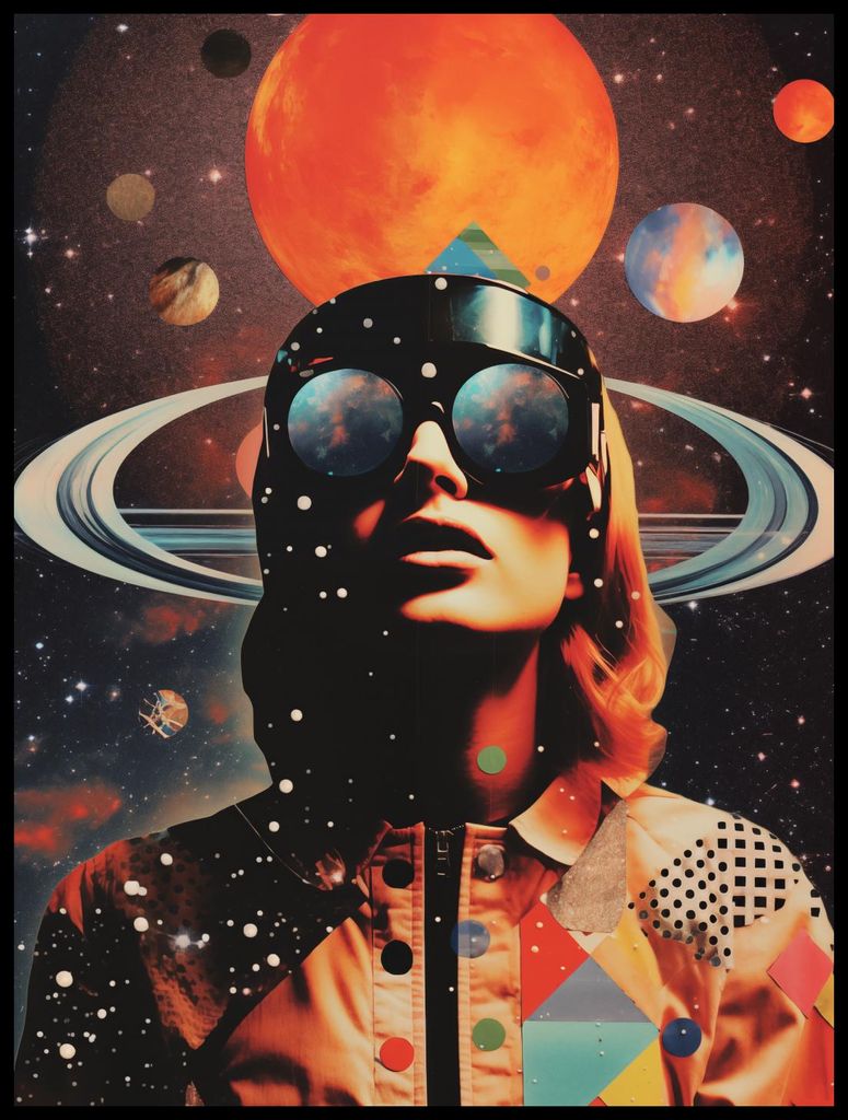 Plakat 60x80cm Kosmische Visionen