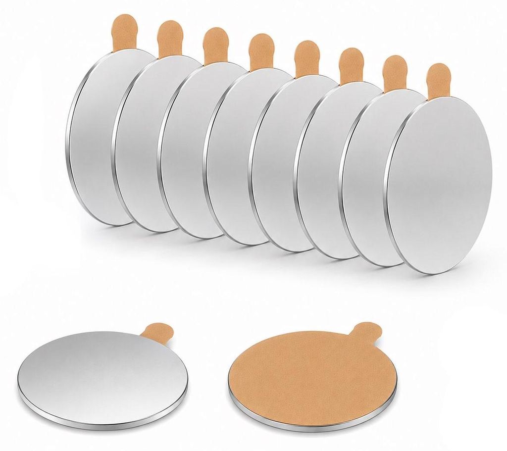 ECENCE Neodymium magneten, 10 stuks - rond, zelfklevend - Productafbeelding 