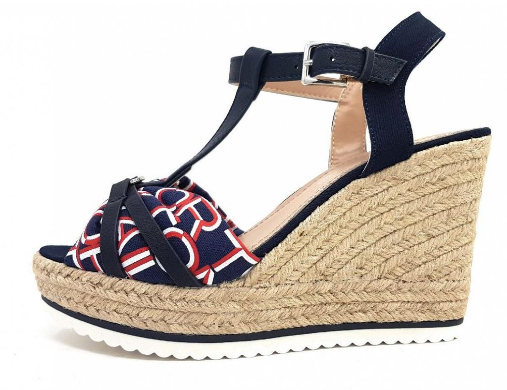 Tom Tailor Sandale Blau in Gr. 39