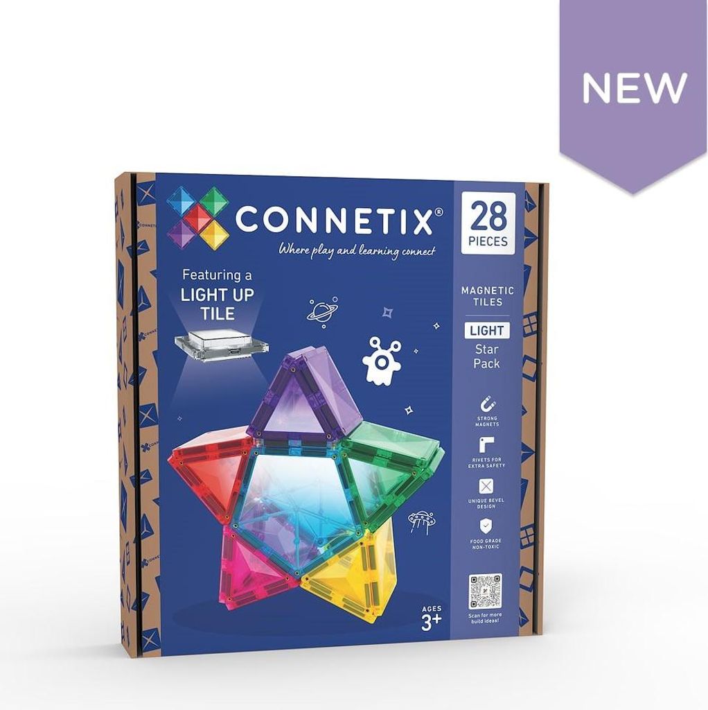 Connetix Tiles - Light star (28 szt.) Zdjęcie produktu 