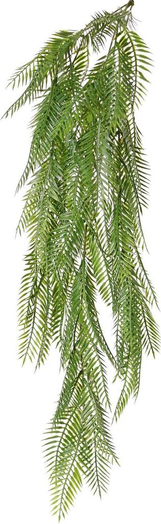 artplants.de Künstlicher Hänger Schwertfarn Frick, Steckstab, grün, 90cm - Kunstfarn