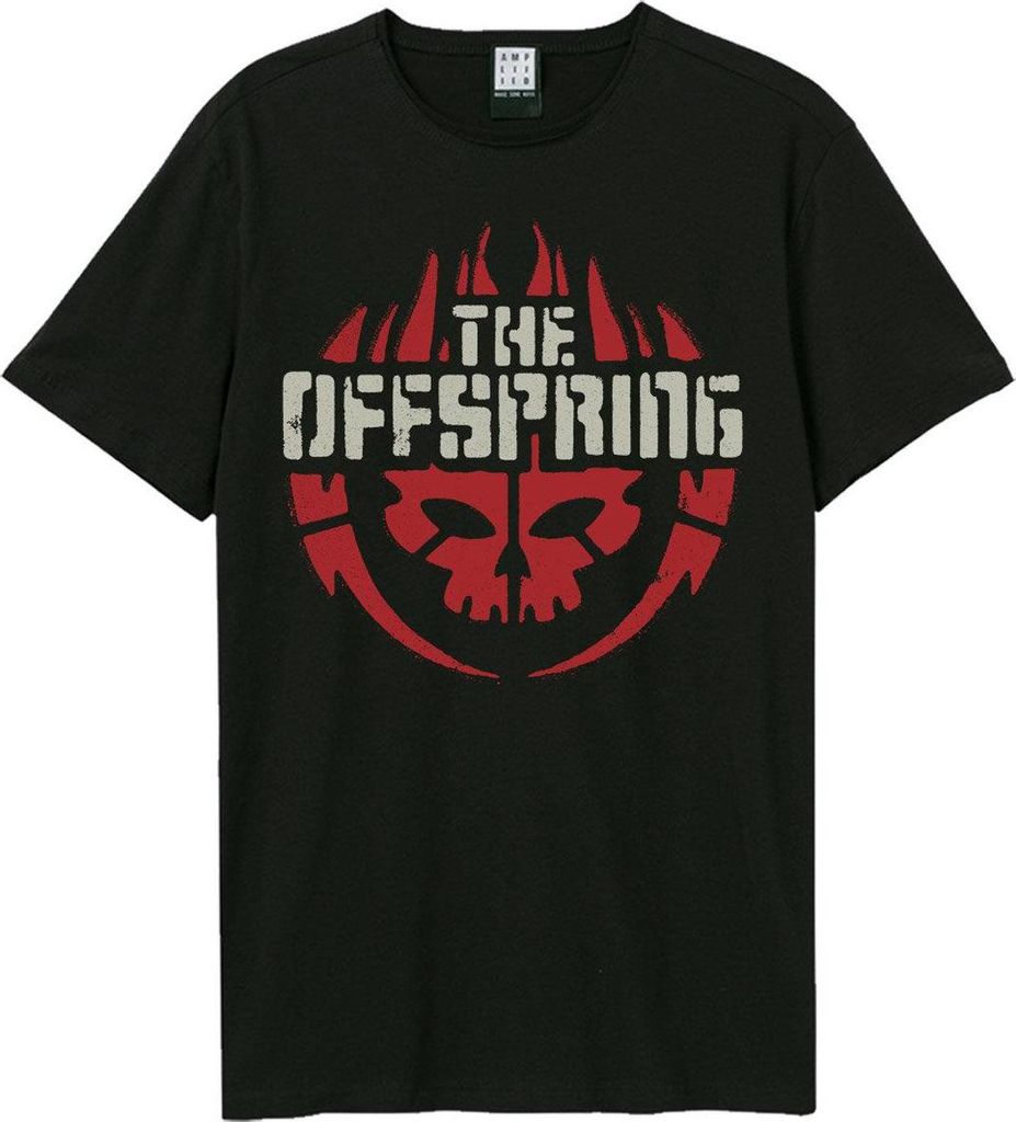 Amplified - "Skull Logo" T-Shirt für Herren/Damen Uni GD4038 (XXL) (Schwarz)
