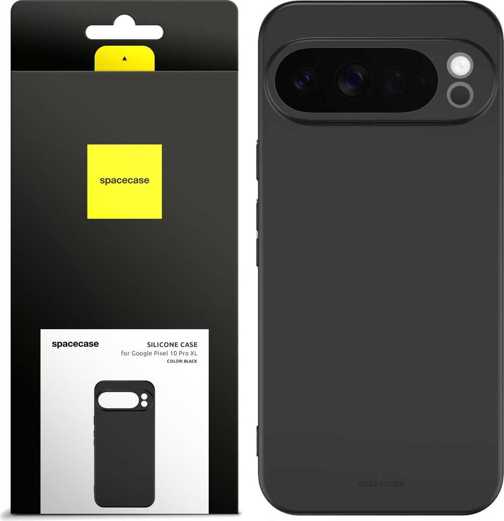 Spacecase Silikonhülle für Google Pixel 10 Pro XL schwarz
