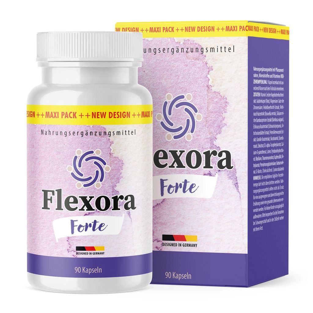 Flexora Forte Kapseln | Reich an Vitaminen & Mineralstoffen Produktbild 