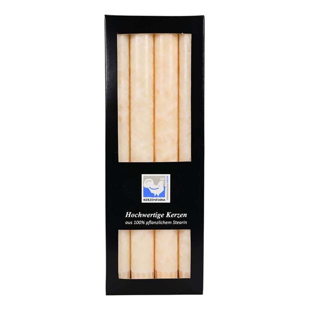 Set de bougies en stéarine - crème Image du produit 