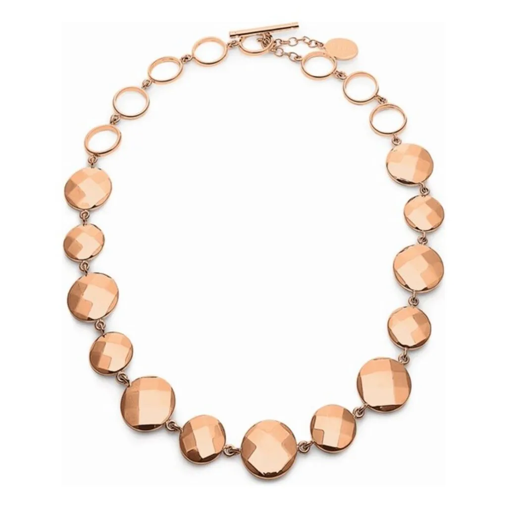 Folli Follie 1n9t144r Collana da donna, 30 cm