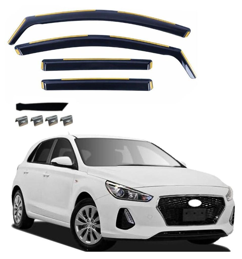 Set van 4 windschermen voor de Hyundai i30 III (2017-2024) Productafbeelding 