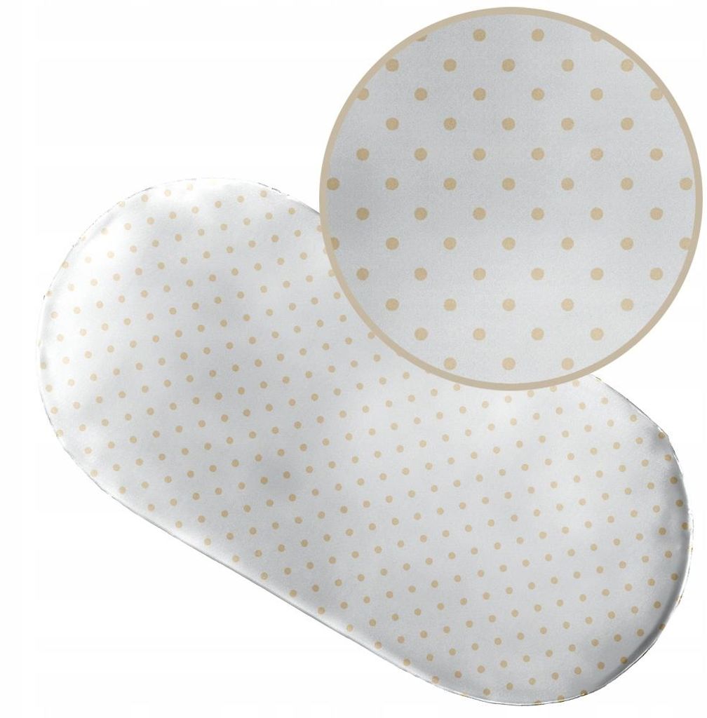 Spannbettlaken mit Gummizug 38x80 cm für Kinderwagen Moseskorb Wiege 100% Baumwolle