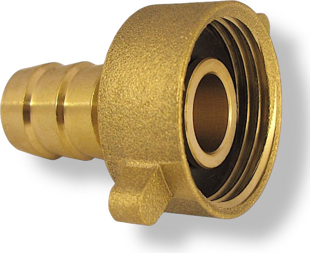 Schlauchverschraubung 2/3 Messing ÜWM 3/4 Zoll - 13 mm Schlauchtülle (1/2" Schlauch)