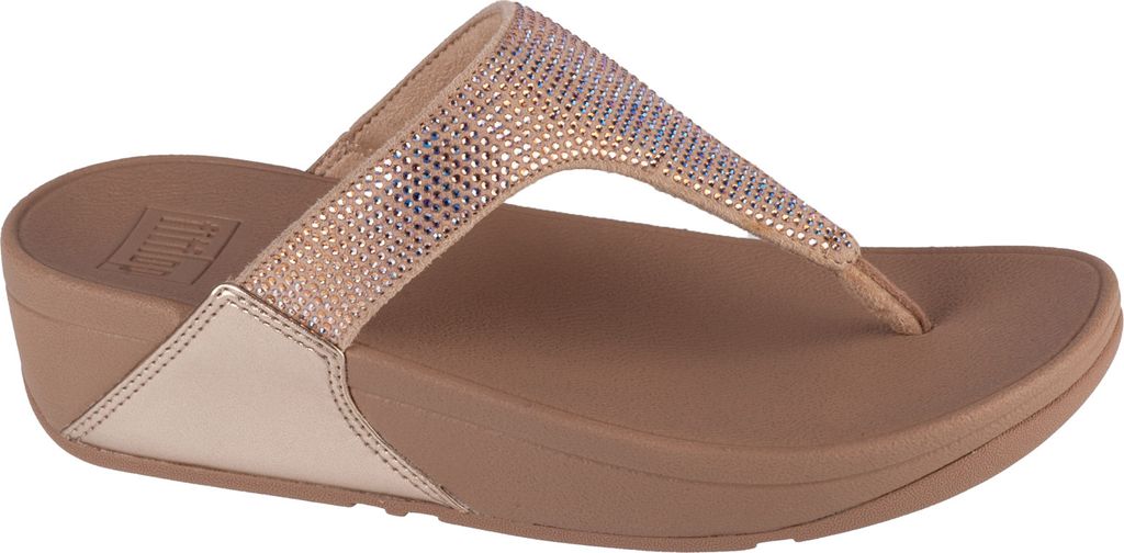 fitflop Lulu Chrystal Zehensteg Beige
