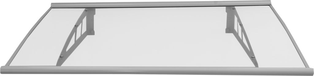 Vordach 115 x 100 cm Aluminium Türdach Türvordach Haustürvordach Pultvordach Überdachung