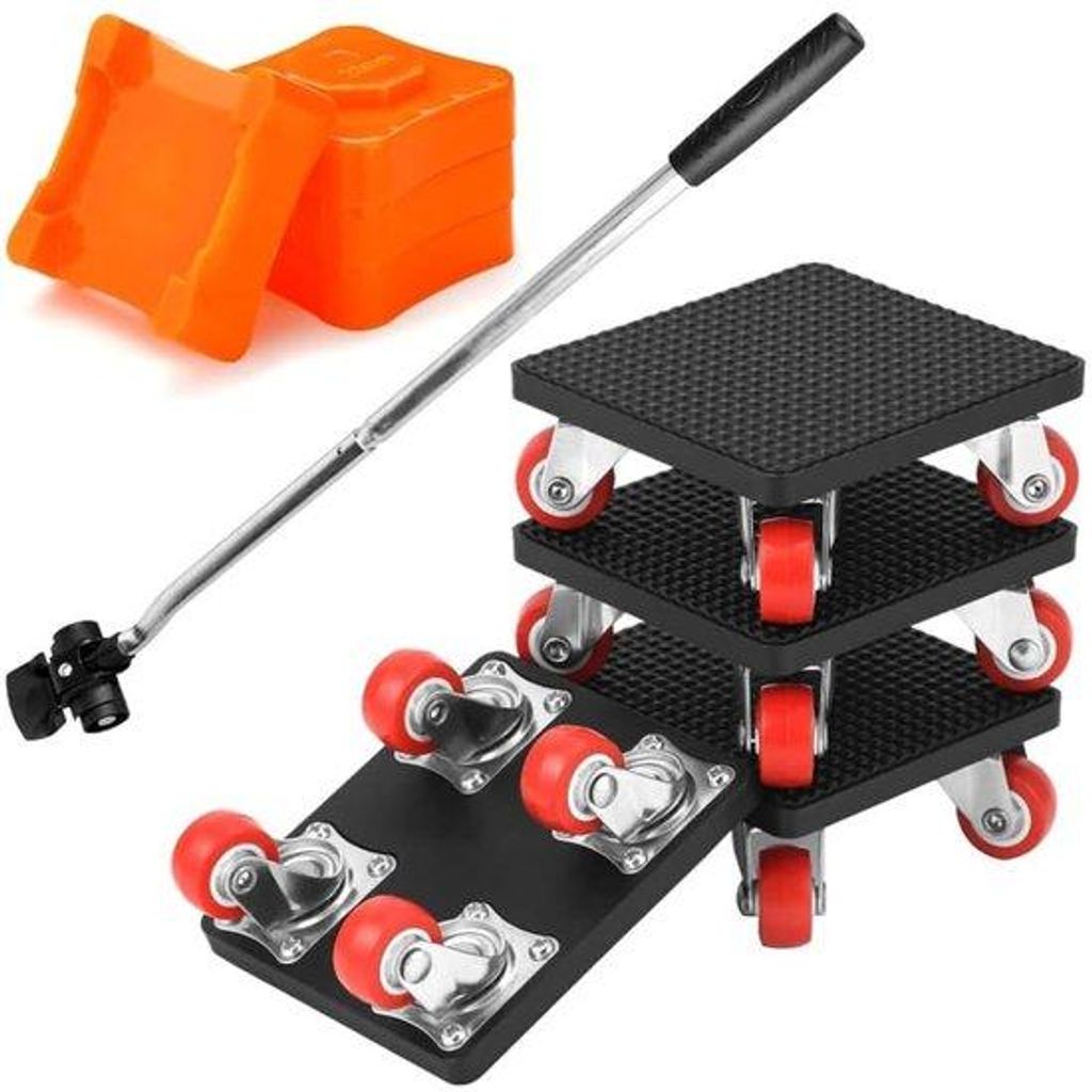 Set für schwere Möbel mit Verlängerbare Rollen und 360° drehbaren Rädern